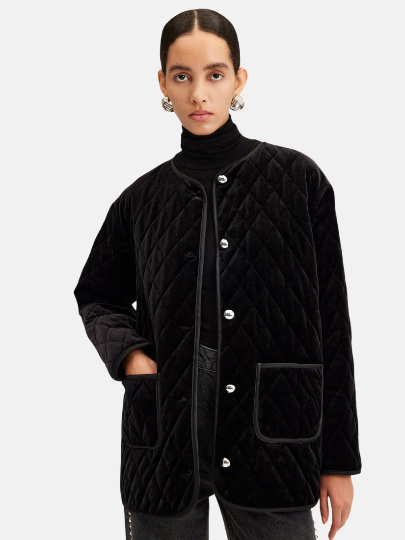 Velvet Quilted Jacket The Reflective