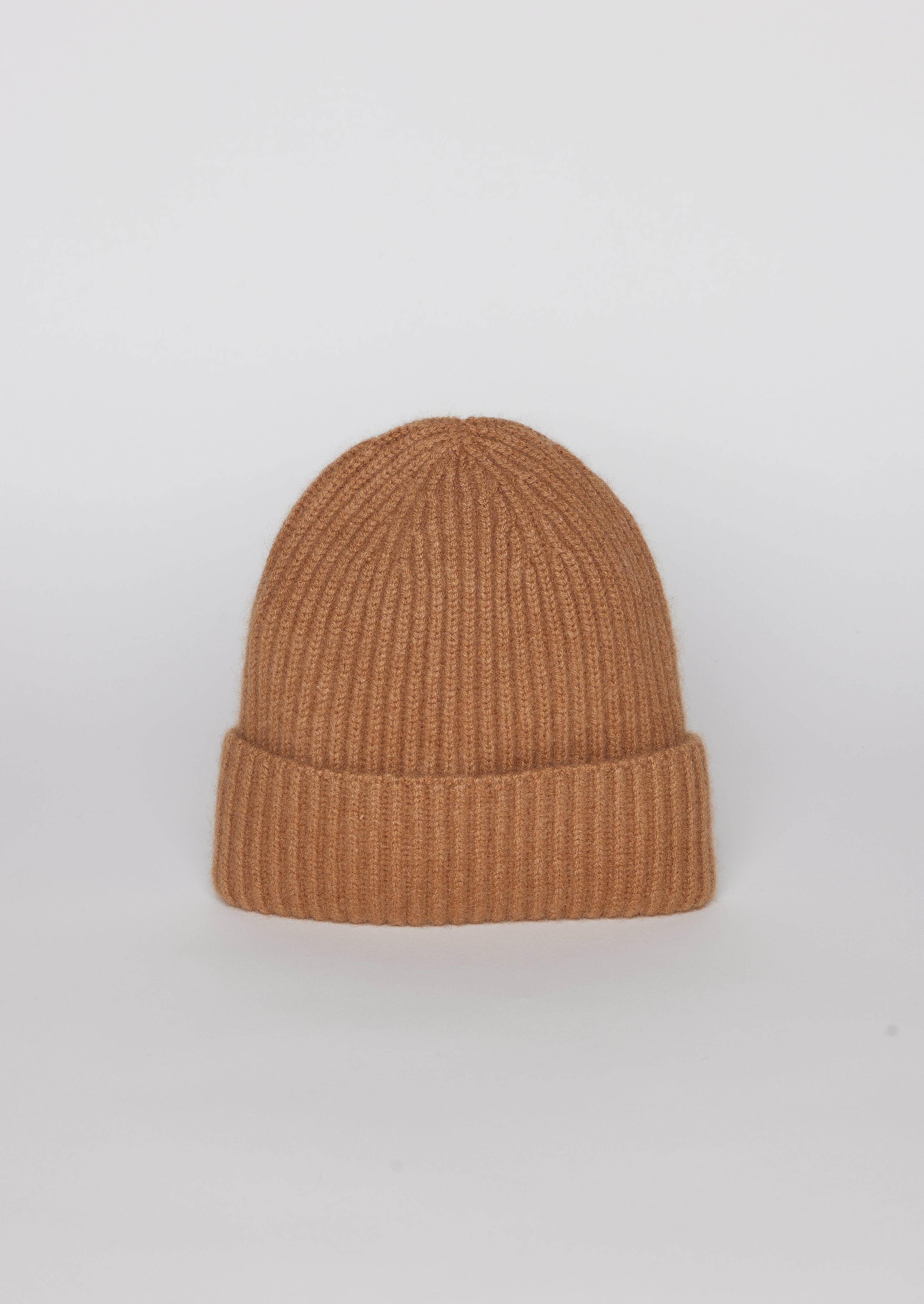 Cashmere Rib Beanie Oatmeal