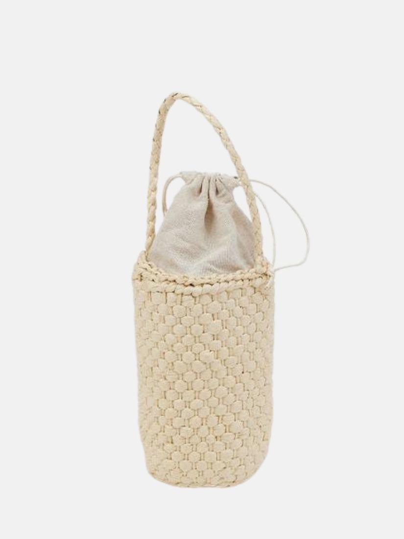 Straw Wine Bag