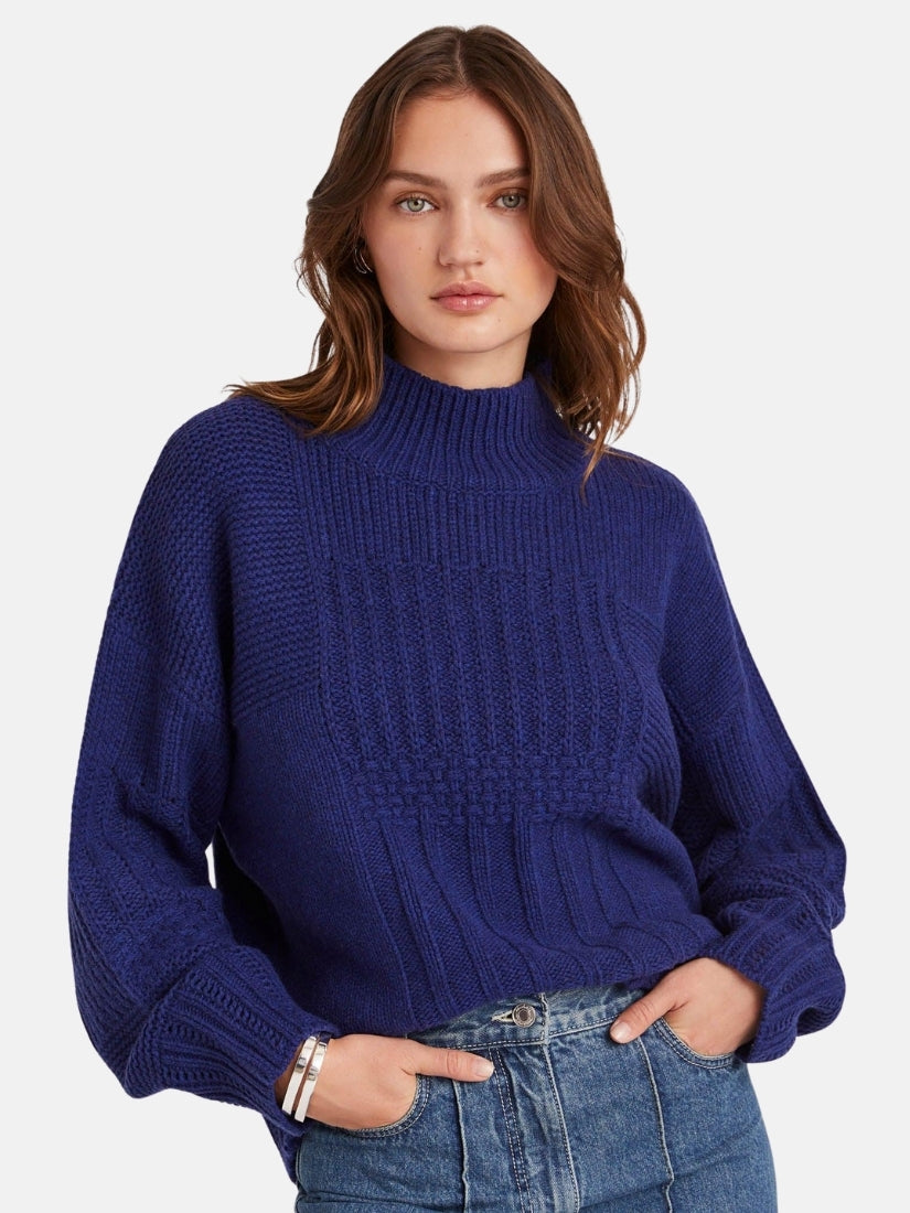 Valais Sweater in Cobalt