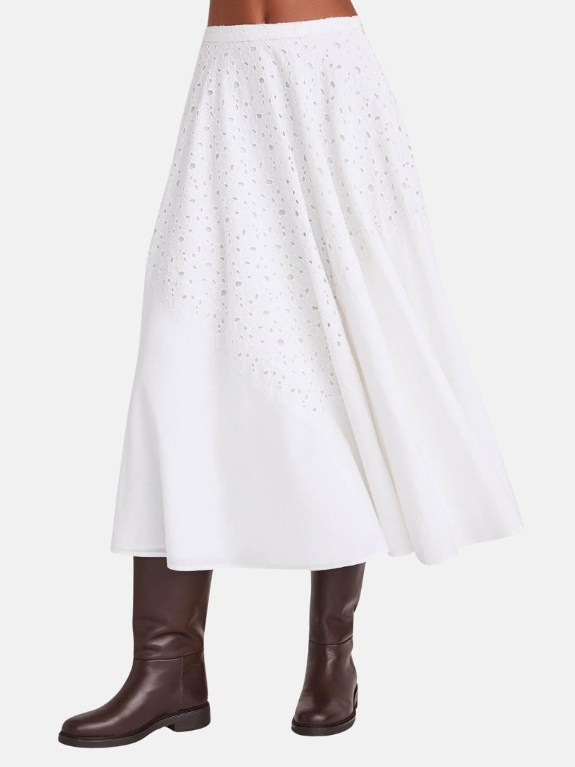 Merrick Skirt in White
