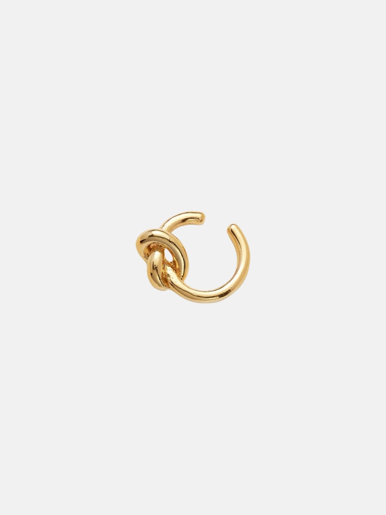 Knotted Sterling Silver Ear cuff