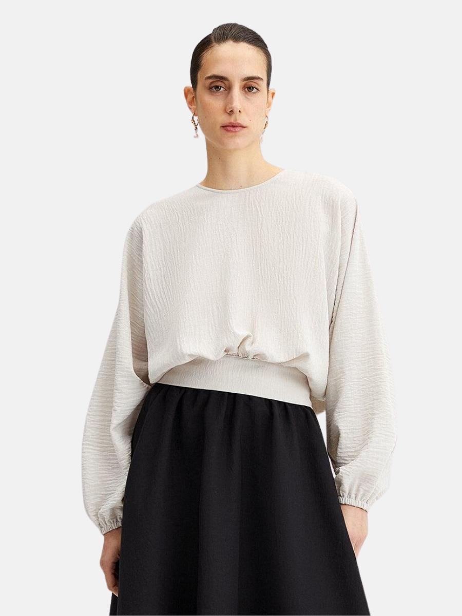 Bat Sleeve Shirt with Belt