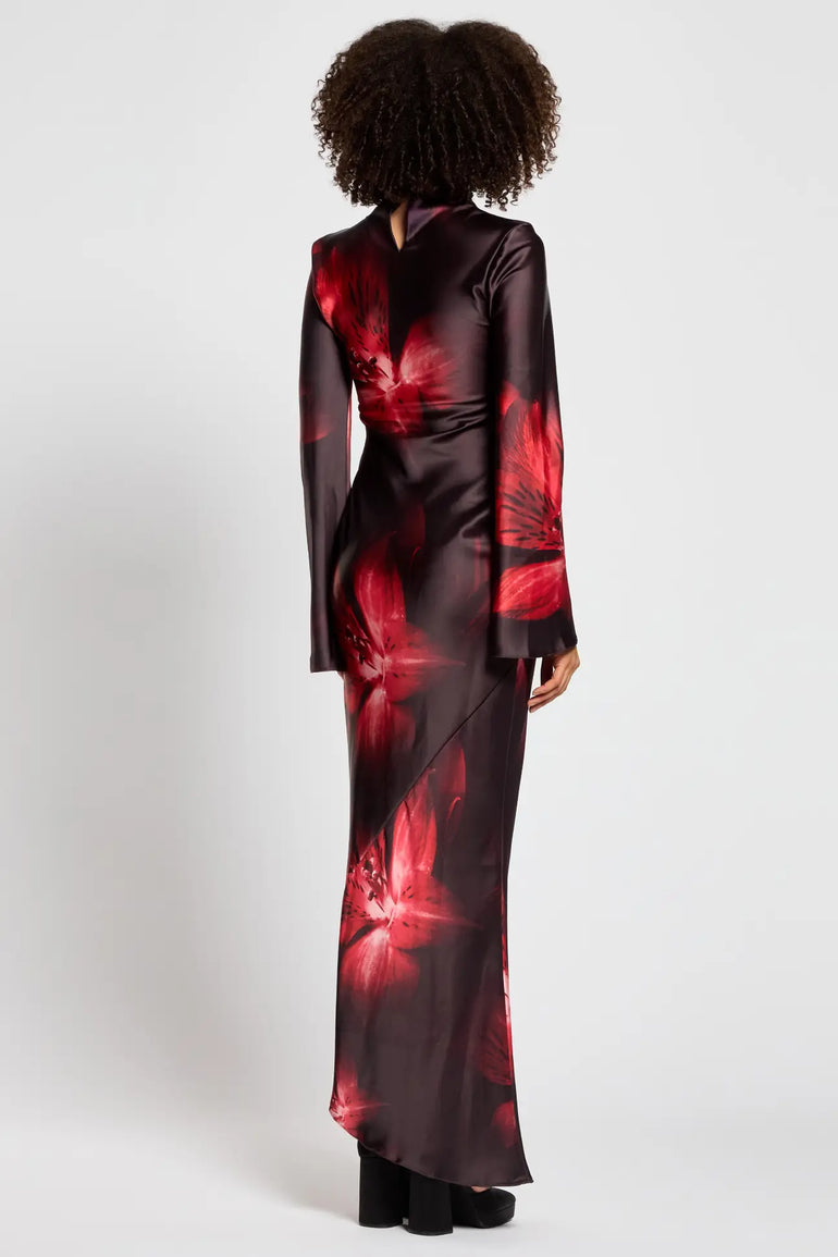 Lilia Dress – Red Floral – The Reflective Lilia Dress – Red Floral – The Reflective