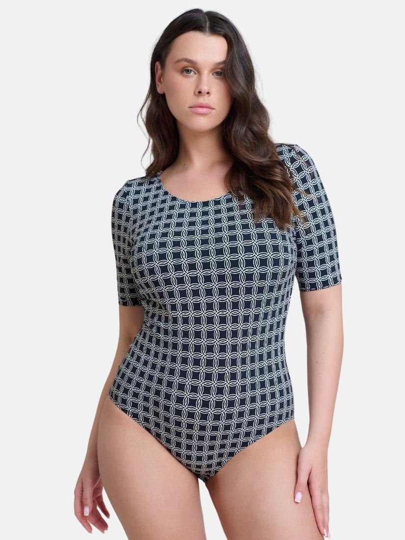 Round Neck Swimsuit
