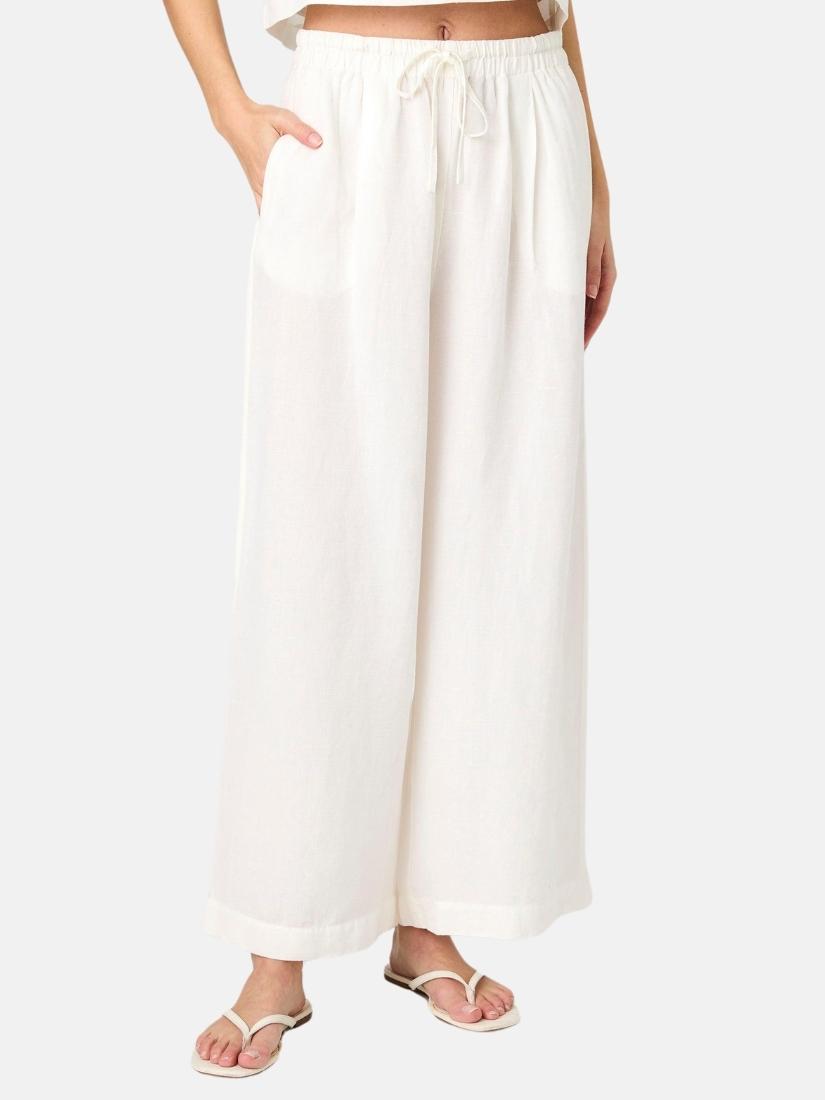 Birdie Linen Wide Leg Trouser