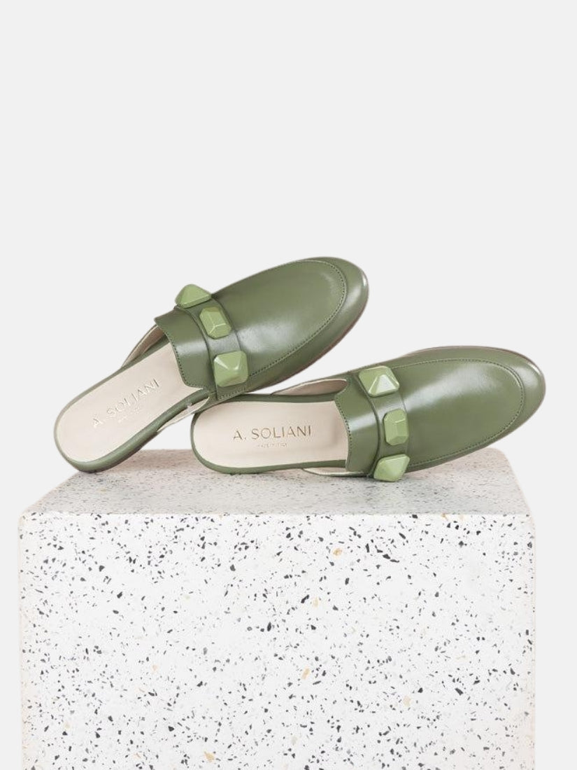 Alba Studded in Sage