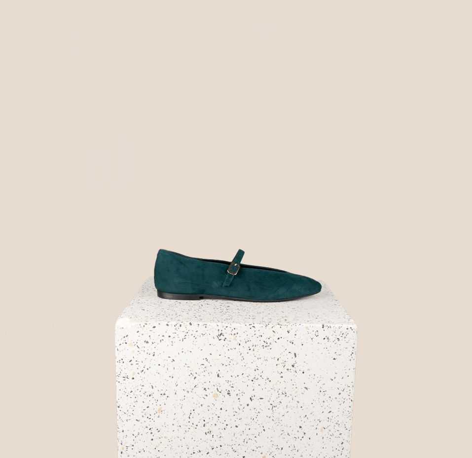 Bari in Bottle Suede