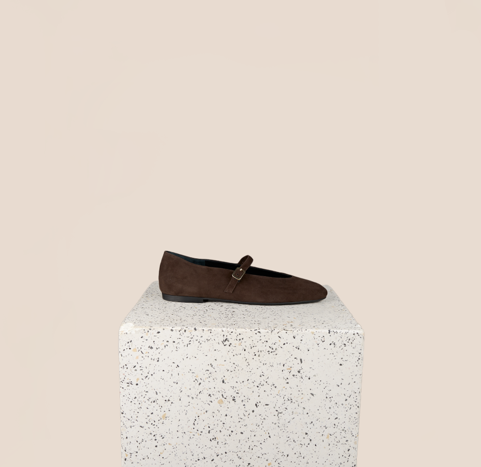 Bari in Chocolate Suede