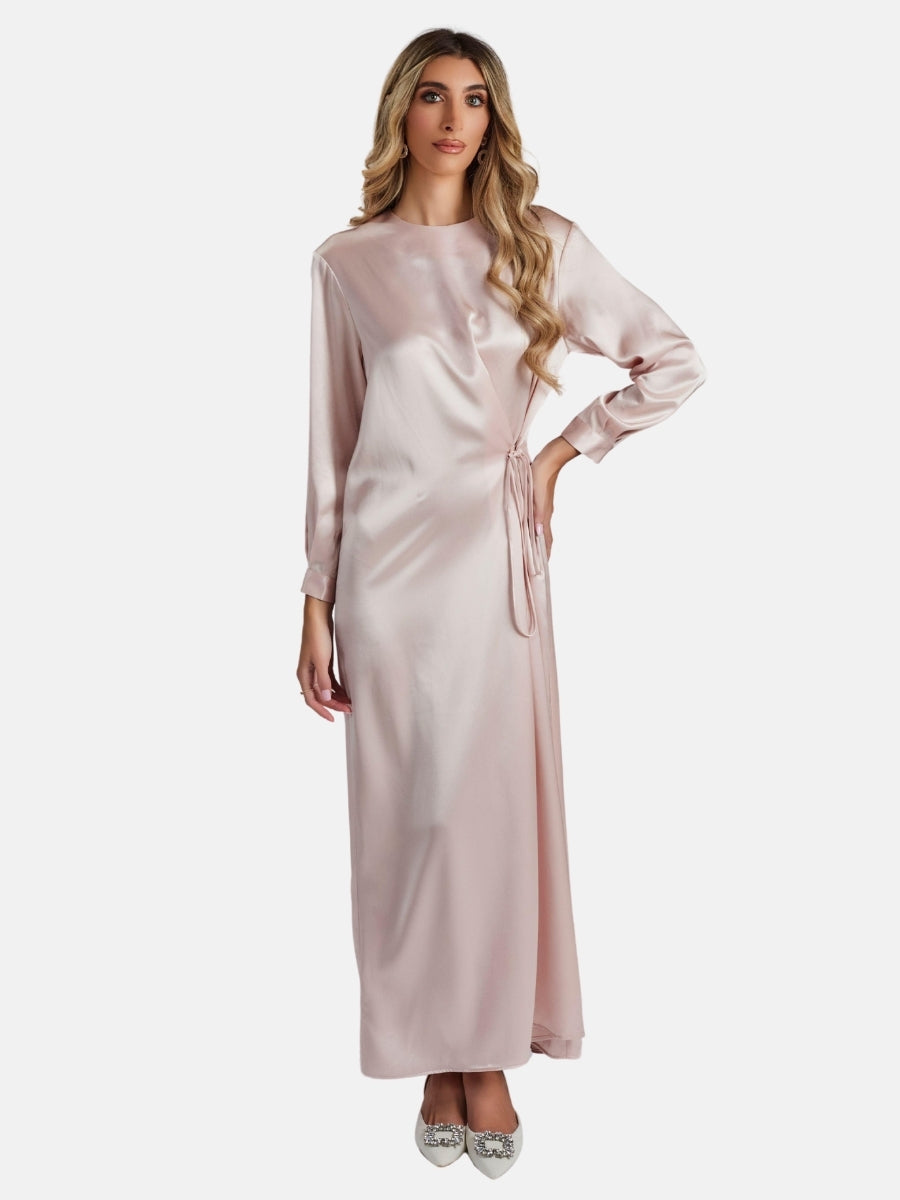 Satin Relaxed Fit Maxi Dress