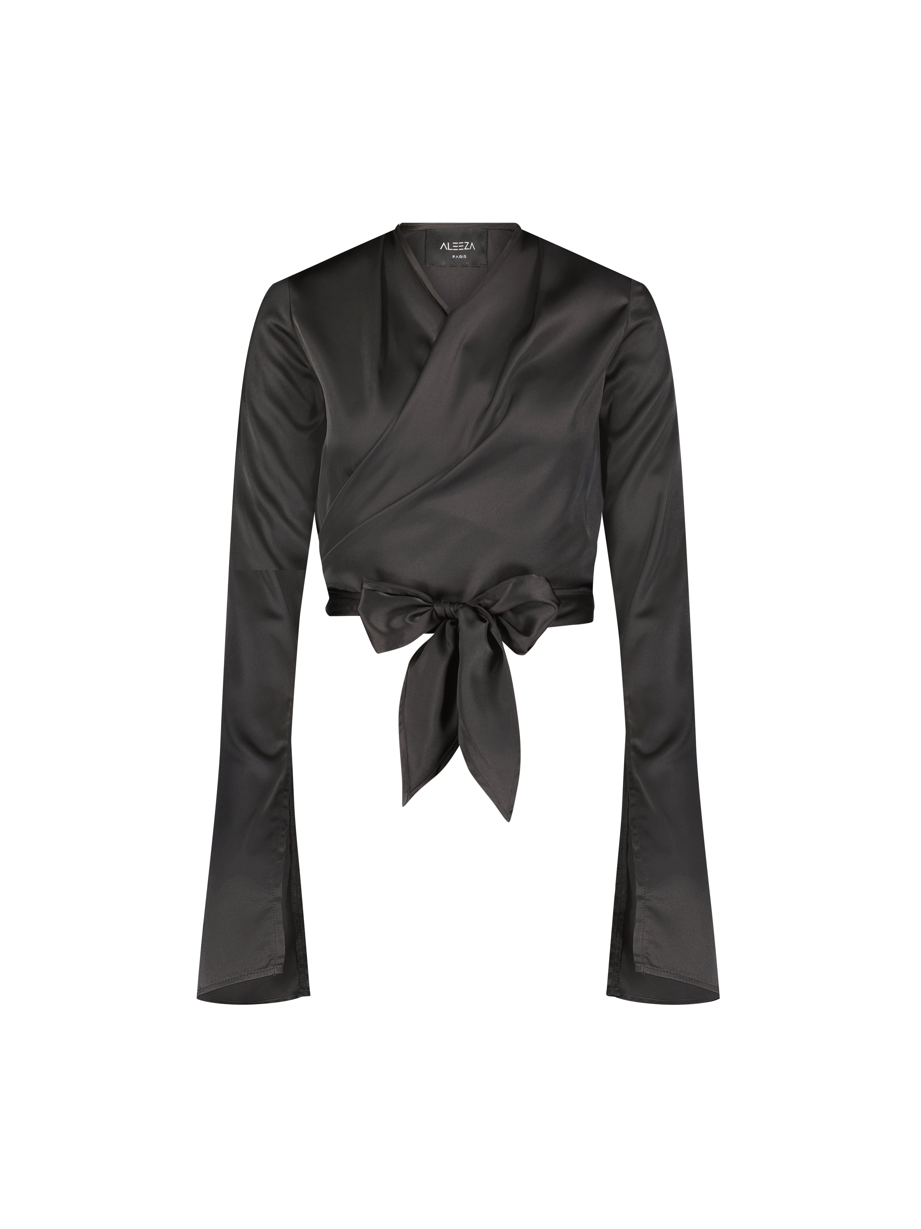 Grace Silk Wrap Shirt