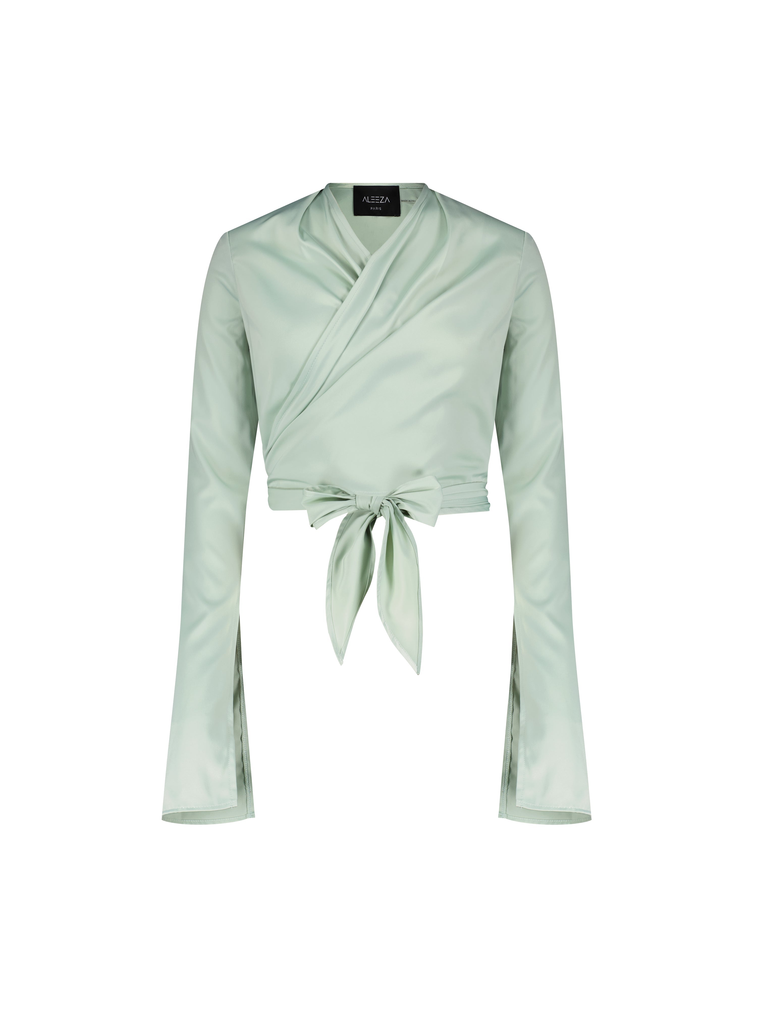 Grace Silk Wrap Shirt