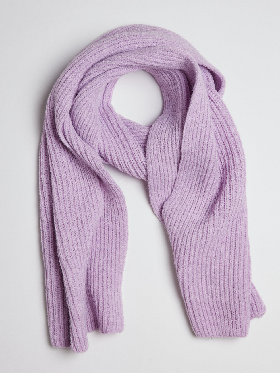 Match Rib Scarf in Lavender