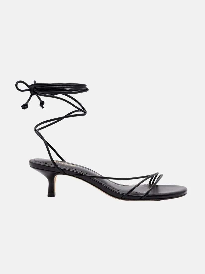 Sara Sandal In Black Leather