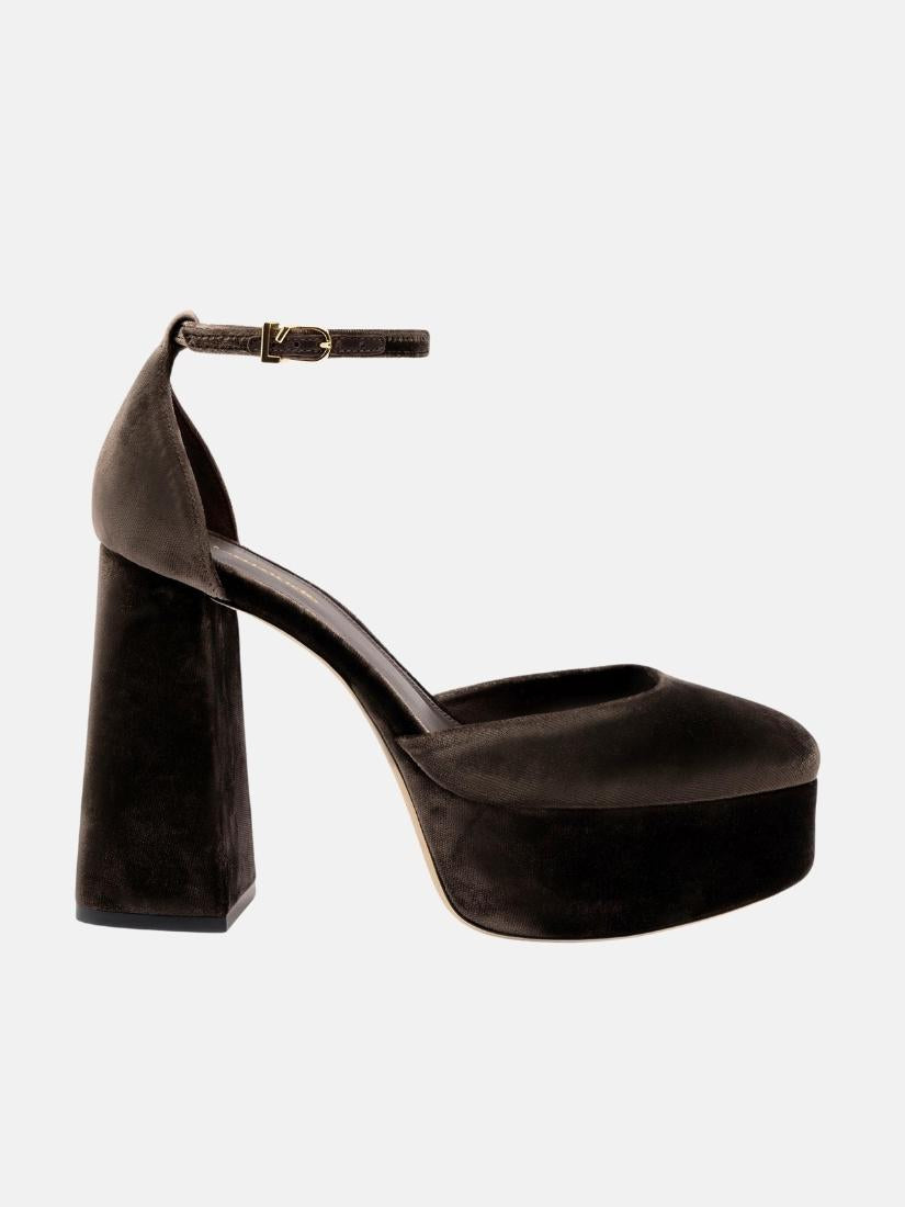 Ari Pump In Expresso Velvet