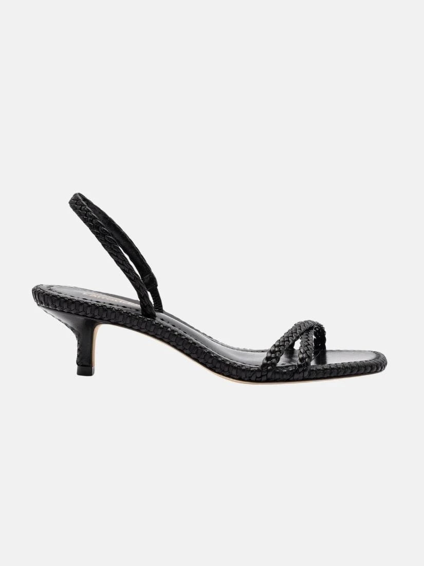 Mini Annie Sandal In Black Leather