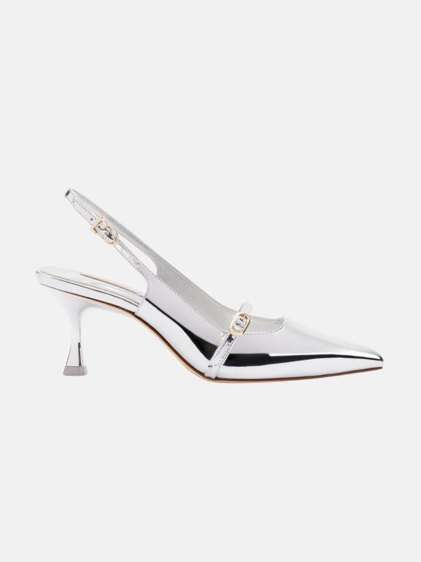Ines Pump In Silver Specchio