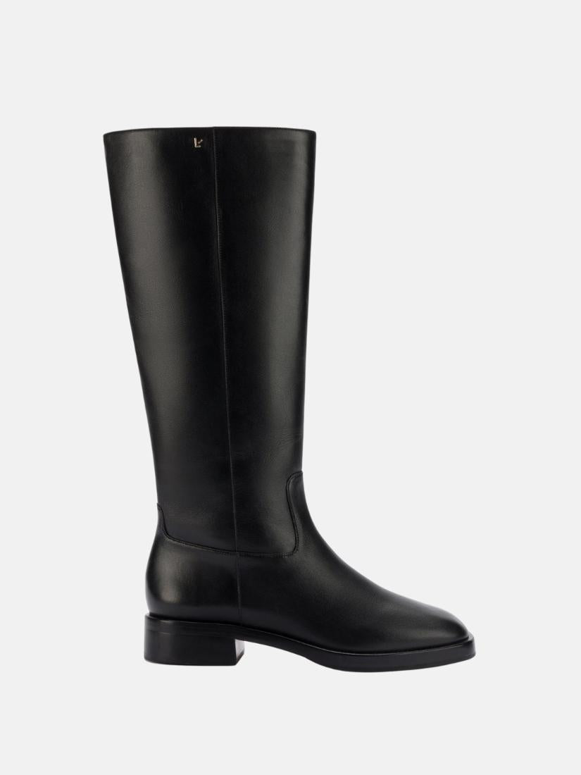 Anne Boot In Black Leather