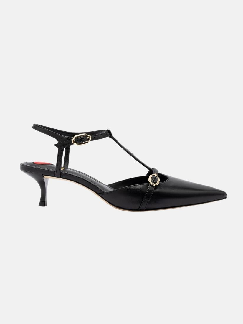 Grace Pump In Black Leather