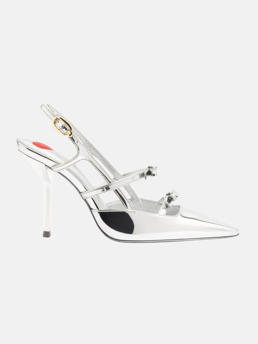 Brooks Pump In Silver Specchio