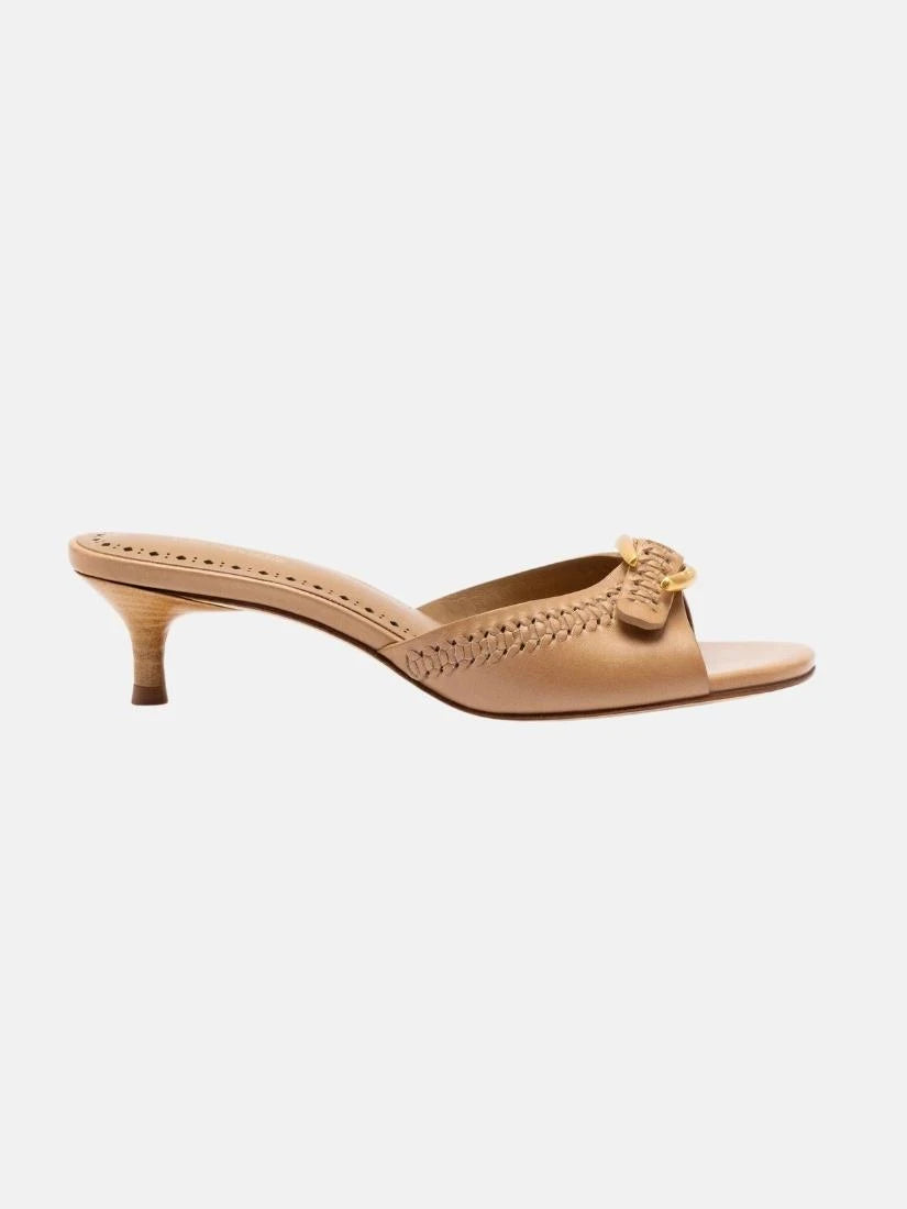 Verona Mule In Hazelnut Leather