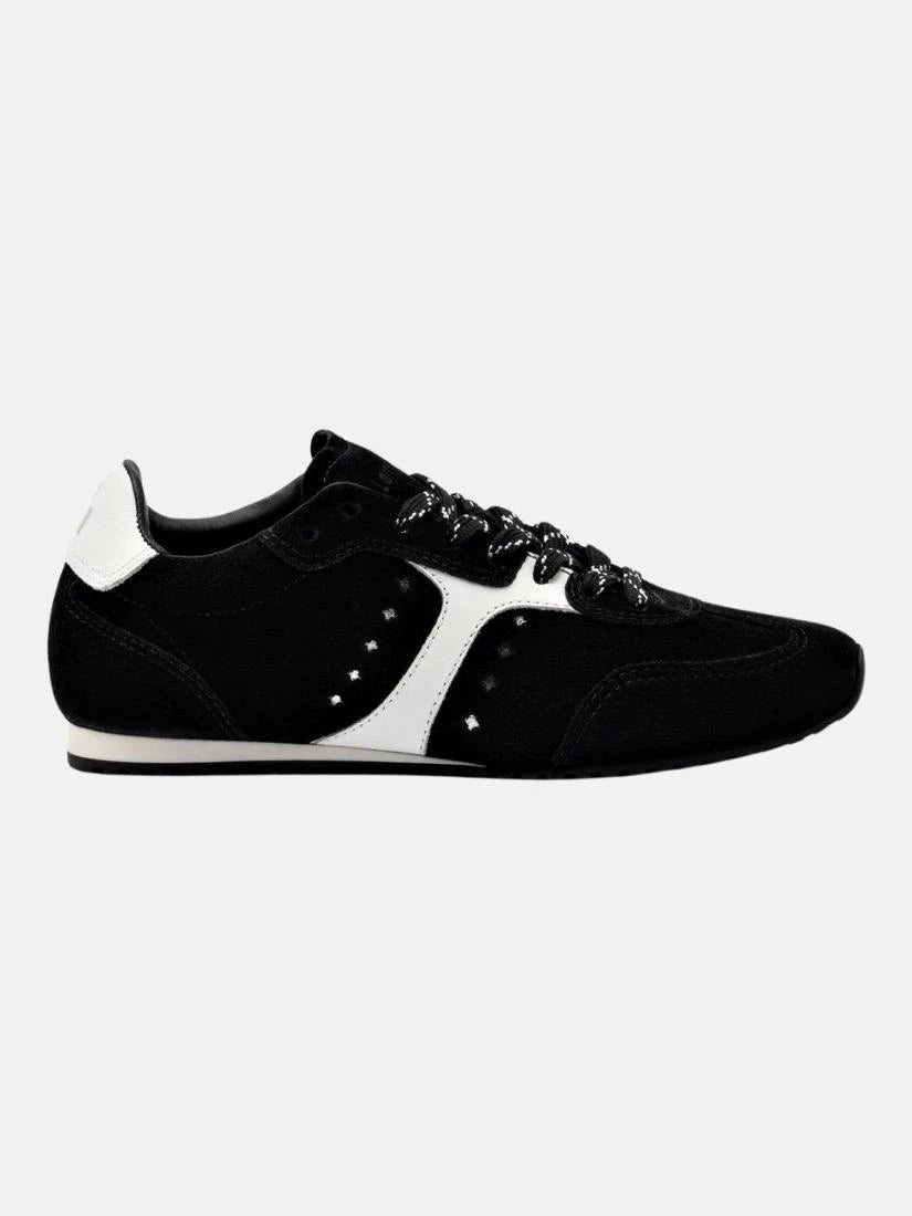 Stella Sneaker In Black Suede