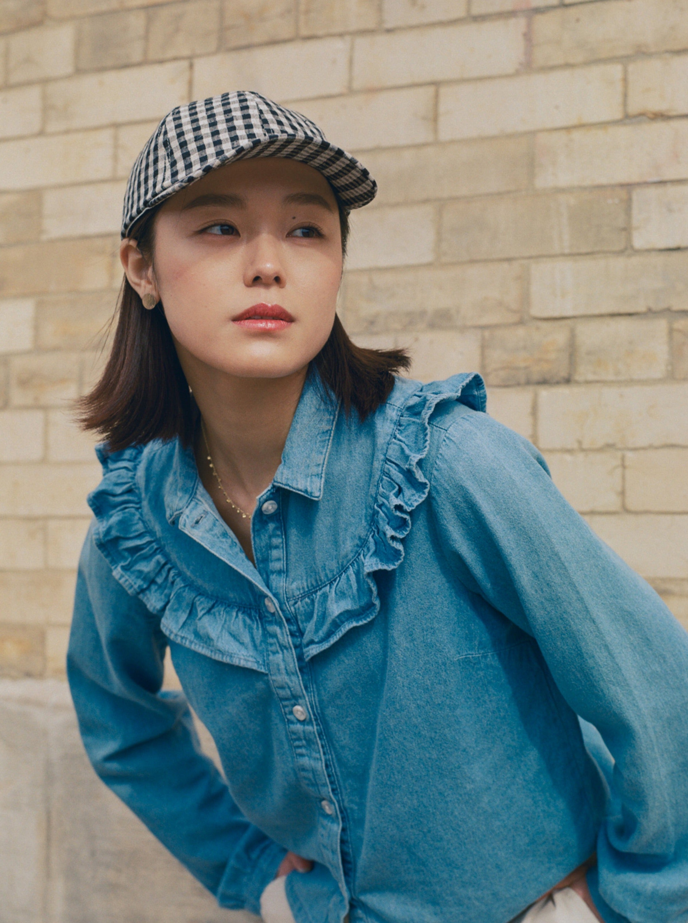 sunlove cap gingham check サンラブ キャップ ブラック sunlove cap gingham check サンラブ キャップ ブラック