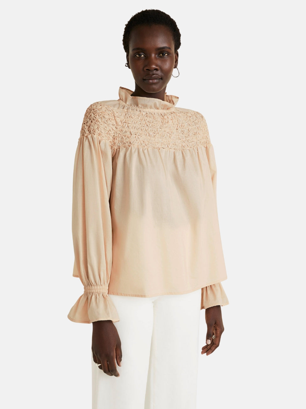 Majorelle Top in Lt. Beige
