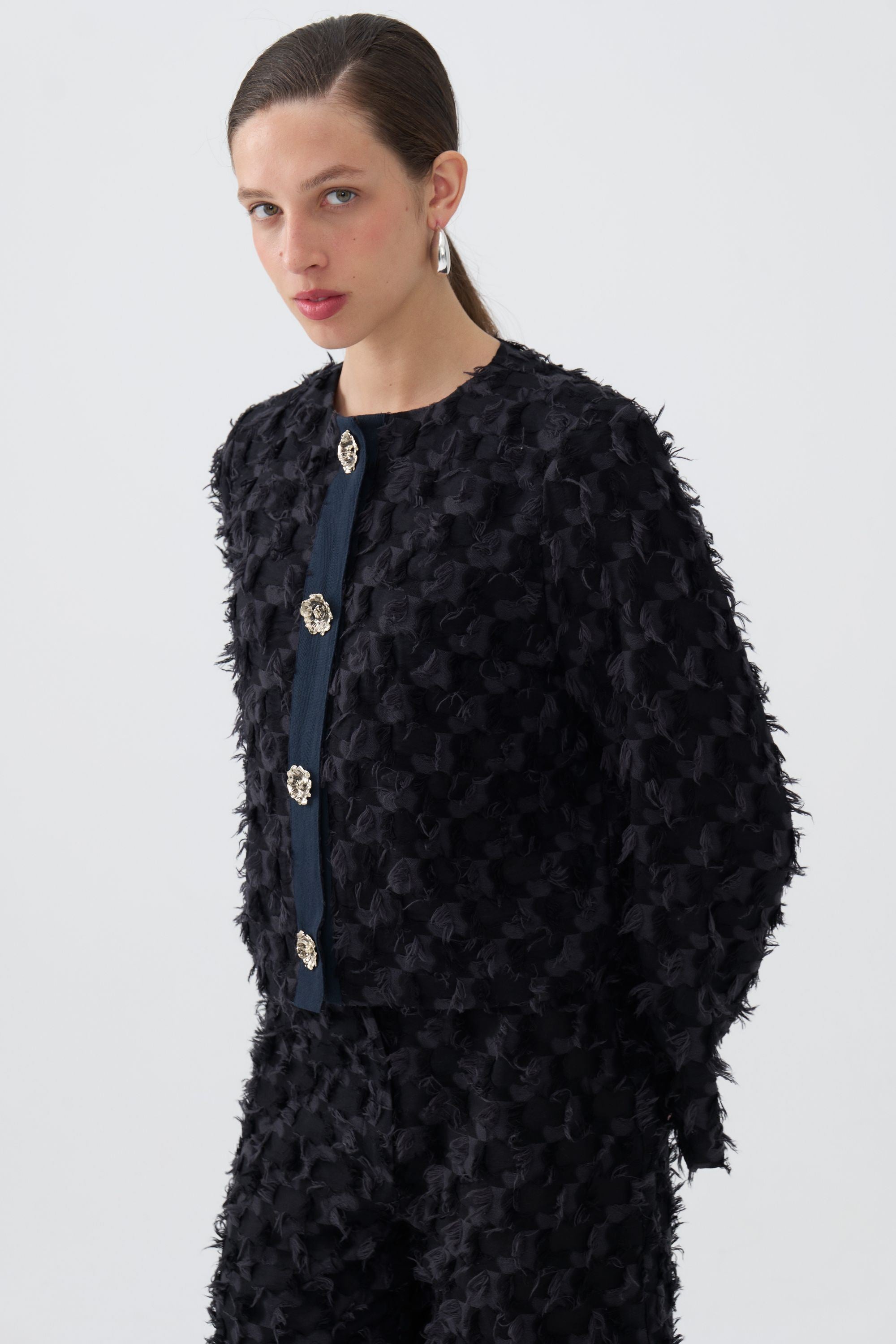 Tassel Textured Jacket