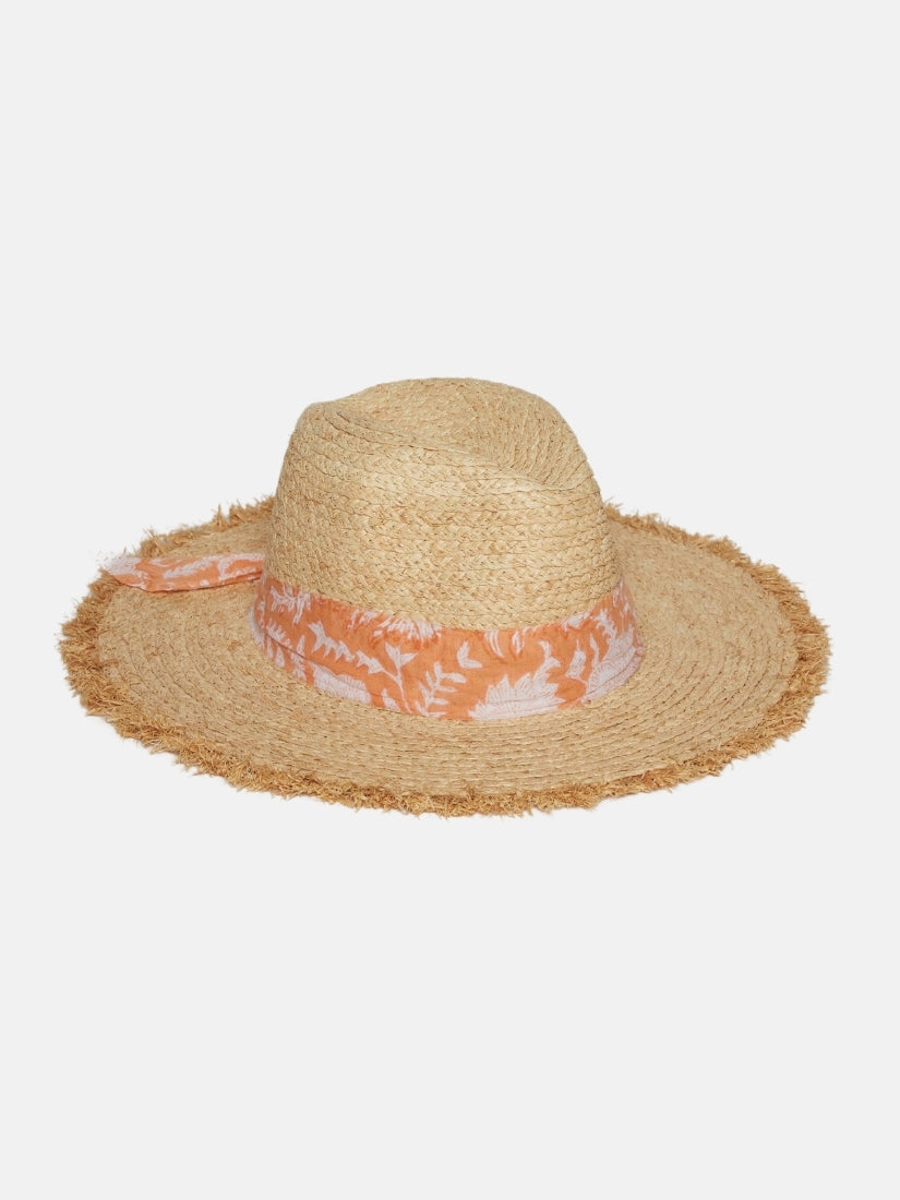Seaside Continental in Coral Hat