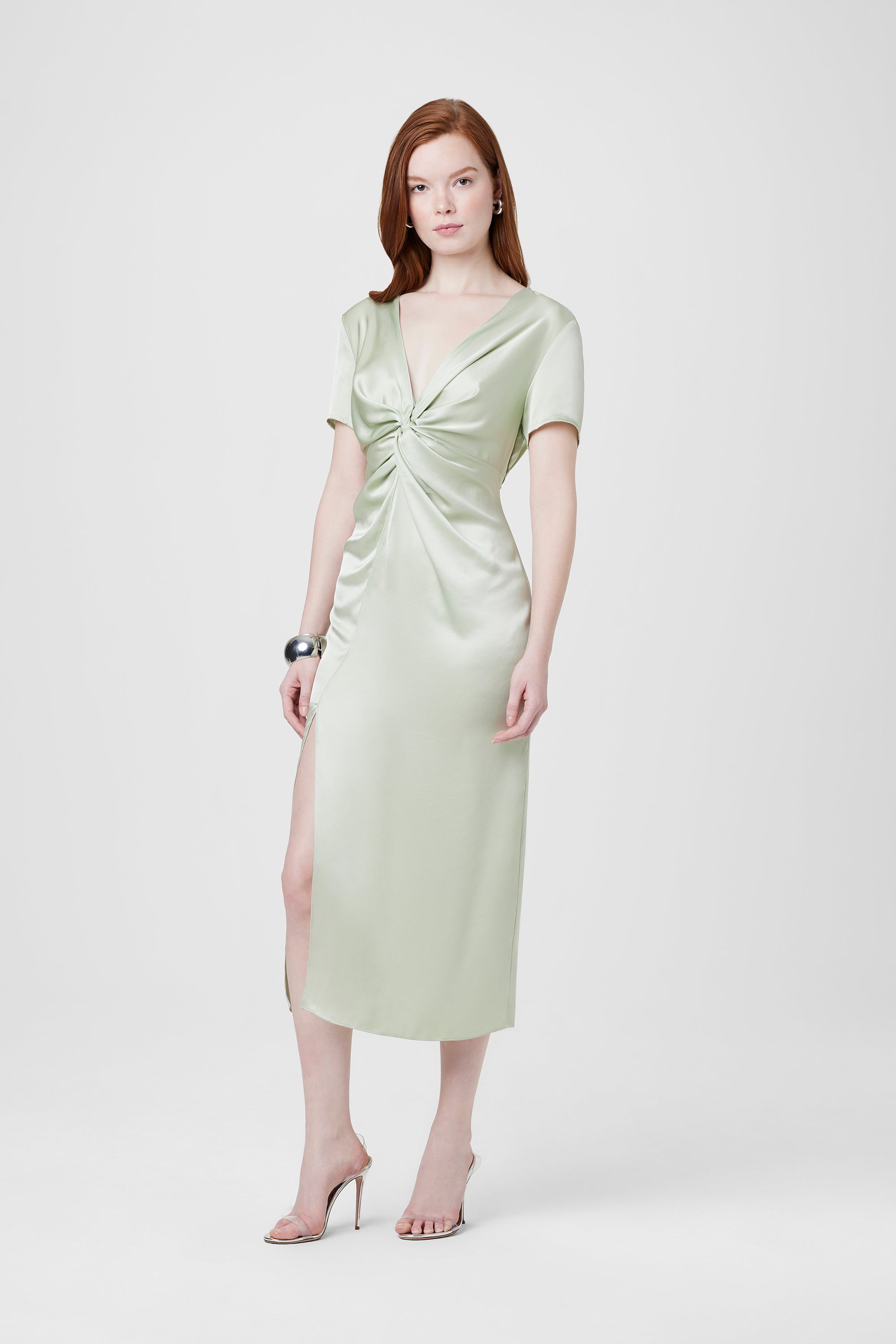 Heather Silk Midi Dress