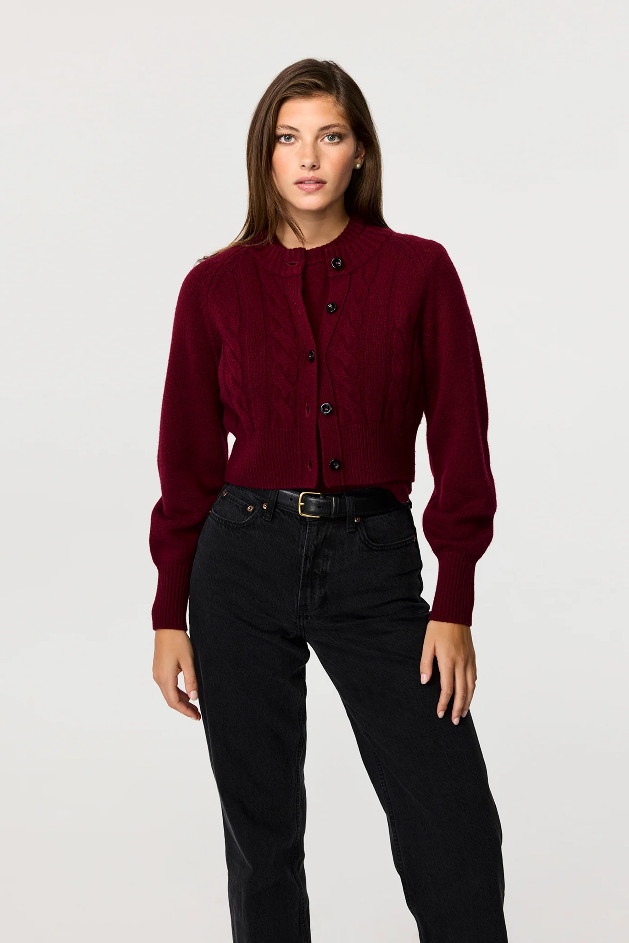 Rita Cashmere Cropped Cardigan