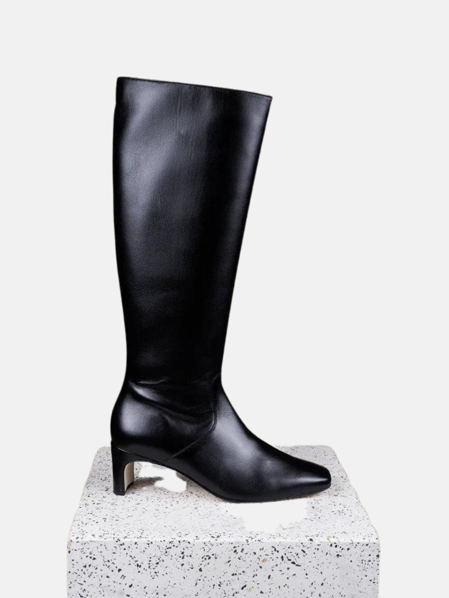 Stella - Black Calf Leather