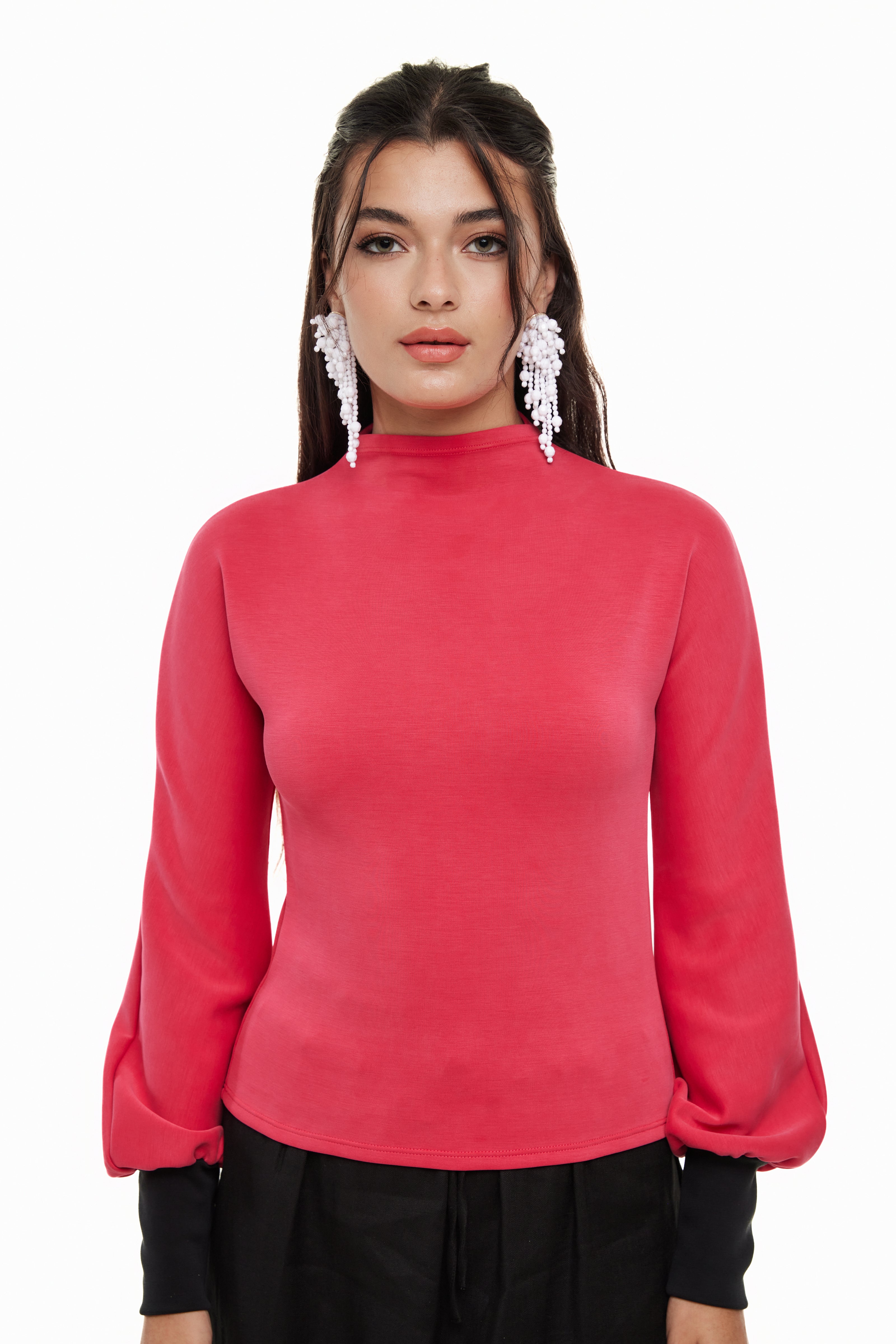 Steph Bubble Sleeve Top