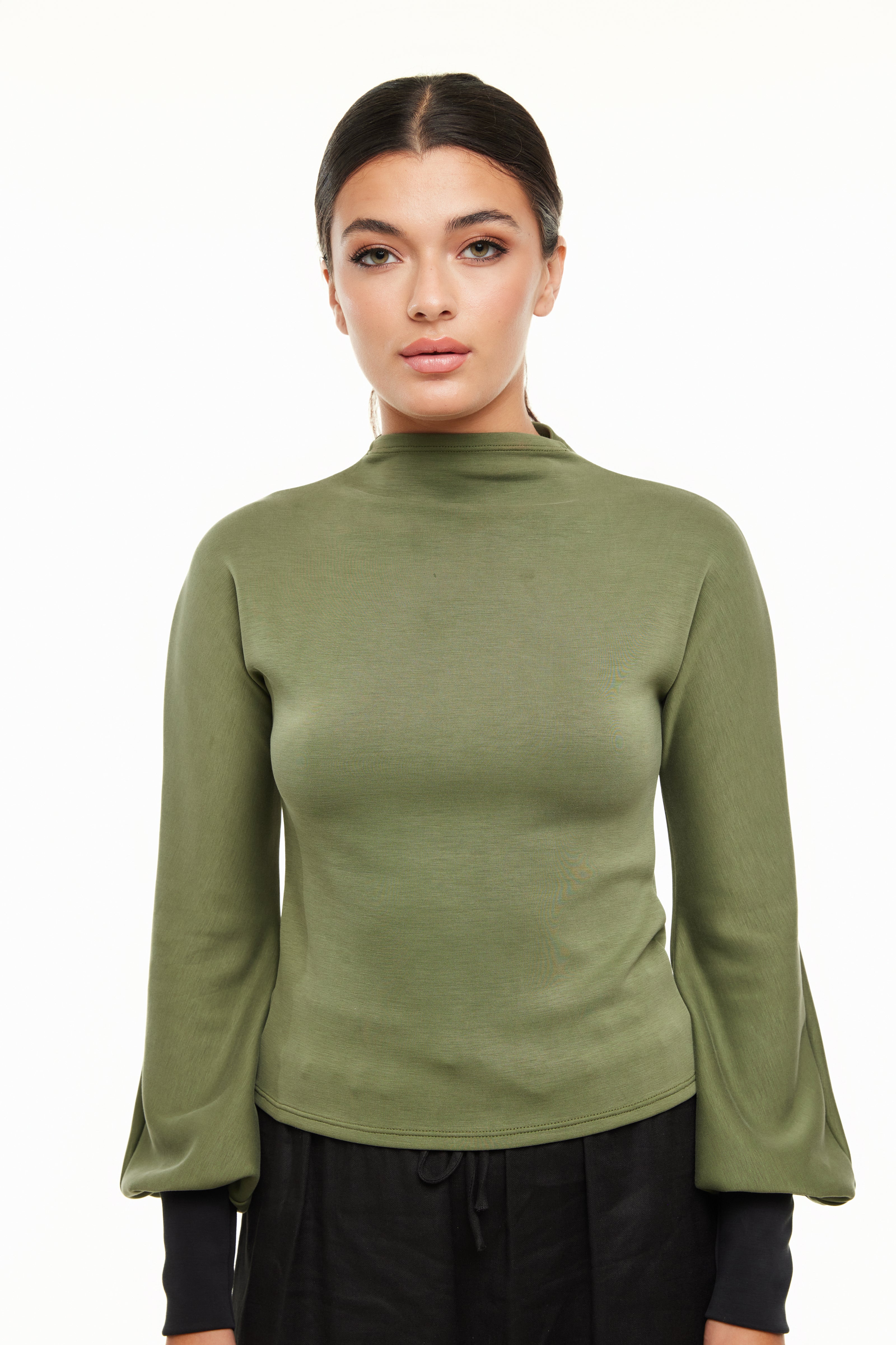 Steph Bubble Sleeve Top