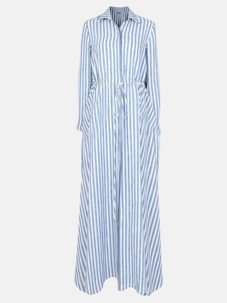 Amalfi Long Dress Striped