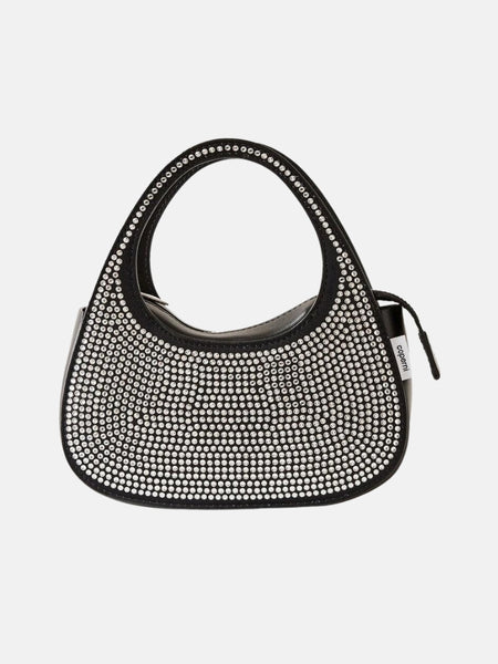 Coperni Crystal Embellished Micro Baguette Swipe Bag – The