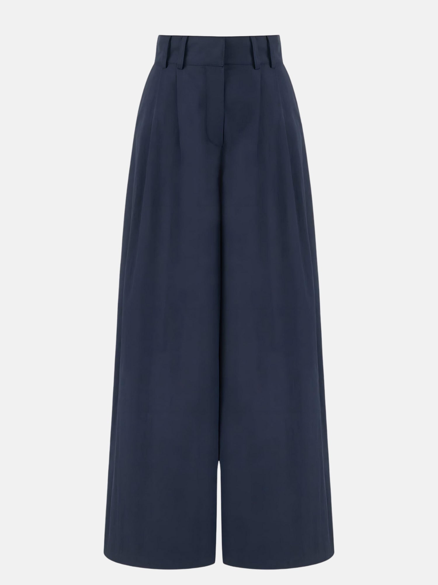 Pleated Wide Leg Trousers